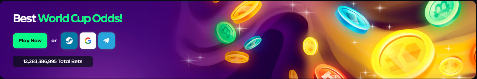 Gamdom rakeback hero — casino and sports betting banner